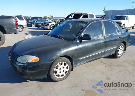 2000 Hyundai Elantra Gls from USA, damaged, VIN KMHJF35F4YU903009